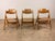SE18 Folding Chairs by Egon Eiermann for Wilde & Spieth, Set of 3 For Sale - Image 5 of 9