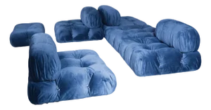Camaleonda Sofa by Mario Bellini for Cassina, 1970, Set of 6