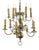 Dutch Bronze 2-Tier Chandelier For Sale