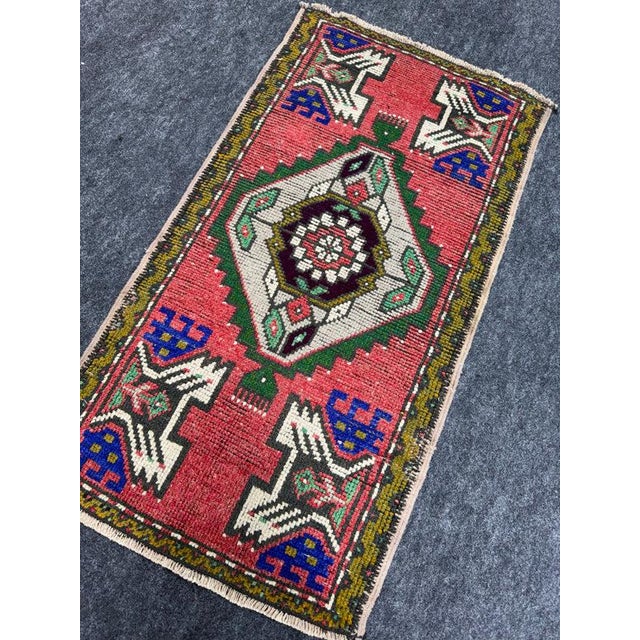 Early 21st Century Turkish Yastik Rug 1'8" x 3'2" For Sale - Image 5 of 5