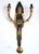 Early 19th Century Pair French 19th C Empire Caryatid & Winged Lions Bronze Wall Sconces For Sale - Image 5 of 18