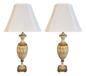1950s Sèvres Style Porcelain Table Lamps Signed Weidmann Sèvres - a Pair