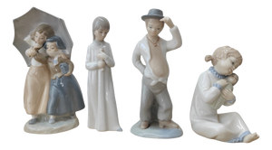 Porcelain Figures from Zaphir Lladró, 1950s, Set of 4