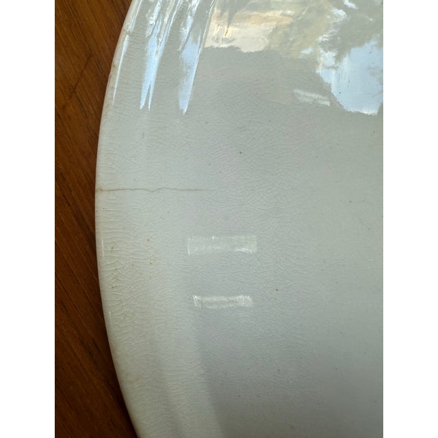 Antique Ironstone Wash Basin or Large Bowl For Sale - Image 9 of 10