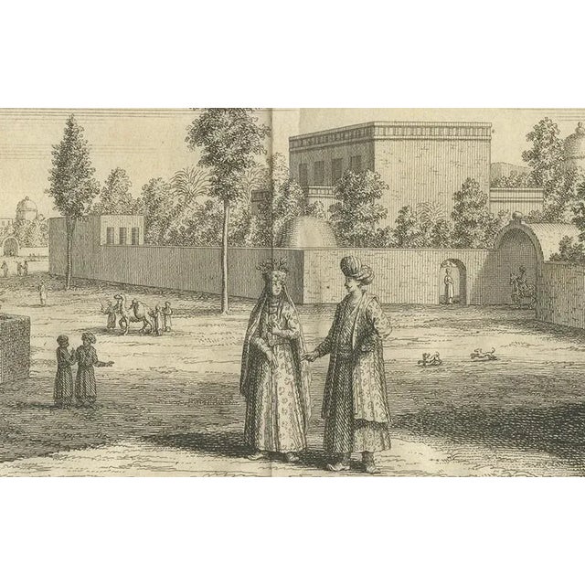 Depiction of Persian Houses, 1700s, Paper For Sale - Image 5 of 10