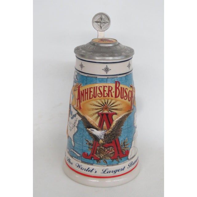 This wonderful Collector's Club Beer Stein is made of ceramic and metal. This lidded Stein is marked on the bottom as...