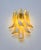 Vintage Italian Murano Wall Lights with Caramel Lattimo Glass Petals in the Manner of Mazzega, 1990, Set of 2 For Sale - Image 6 of 18