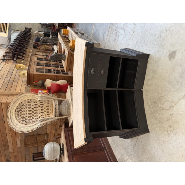 Wood 20th Century Curved Bar Counter, 1980s For Sale - Image 7 of 18