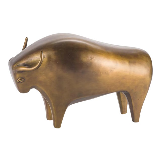 Hable for Maitland-Smith Susie Decorative Bull Accessory For Sale