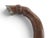 Wood Stylized Deer Hoof Carved Wood Crook Handle Walking Stick Cane For Sale - Image 7 of 9