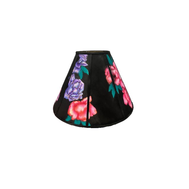 2020s Pair of Hand Painted Silk Lampshades For Sale - Image 5 of 8