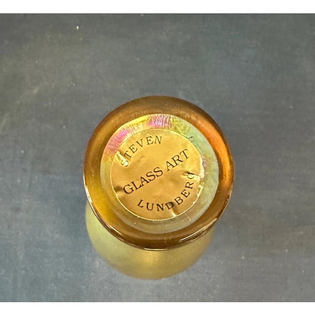 Late 20th Century Late 20th Century Cabinet Size Lundberg Vase For Sale - Image 5 of 6