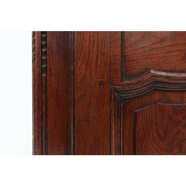 Large French Louis XVI Carved Bridal Wardrobe, 1850s For Sale - Image 11 of 18