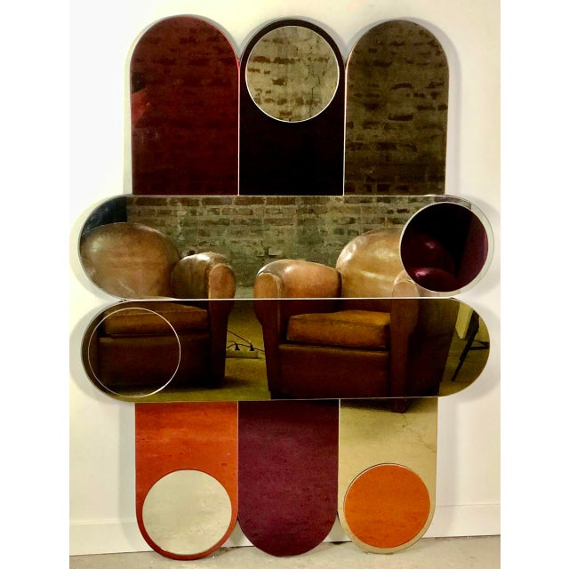 Circus Mirror in Smoked Glass, 1994 For Sale - Image 9 of 12