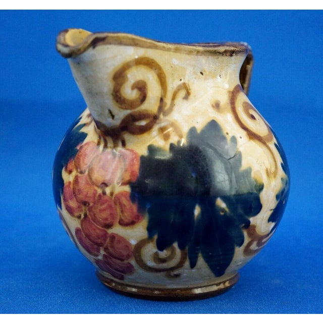 1920s Vintage Ceramic Jug by Fratelli Tidei Roma for Squarciarelli, Italy, 1920s For Sale - Image 5 of 18