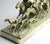 Metal Continental Gilt Metal Equestrian Hunt Group, Circa 1900 — Riders, Horses & Hounds on Green Onyx Base For Sale - Image 7 of 14