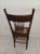 Antique early American wood chair cane seat dark tone Style: Early American Color: Brown Dimensions: 16" W x 38" H x 15...