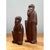 Wood Vintage Abstract Carved Wood Figures - Set of Two For Sale - Image 7 of 12