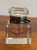 Antique 19th Century Black Lacquer Chinoiserie Inkstand With Cut Glass Inkwell For Sale - Image 11 of 18