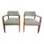 Mid Century Modern Side Arm Chairs by Unicor For Sale