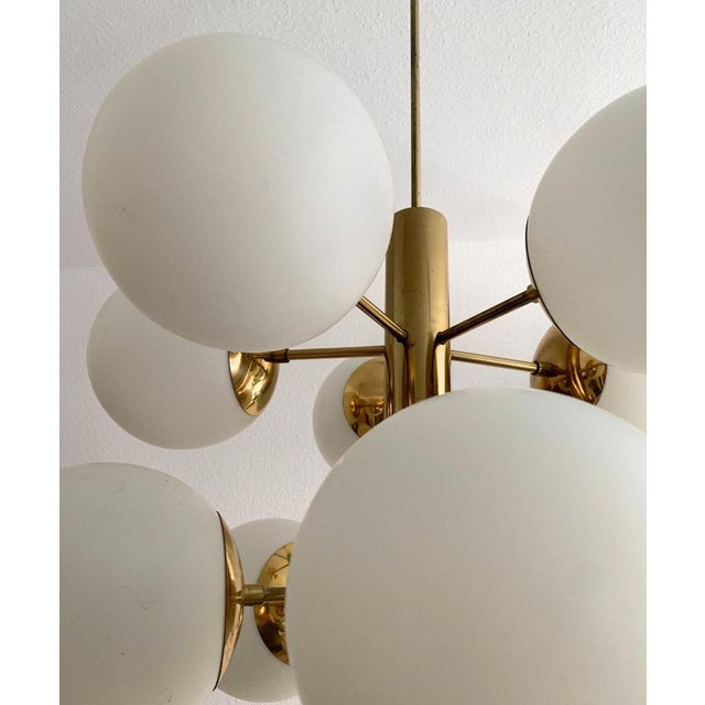 Mid-Century Modern Sputnik Chandelier, 1970s For Sale - Image 3 of 6