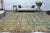 Goldenrod 1970s Vintage Persian Handmade Wool Cotton Blue Area Rug For Sale - Image 8 of 11