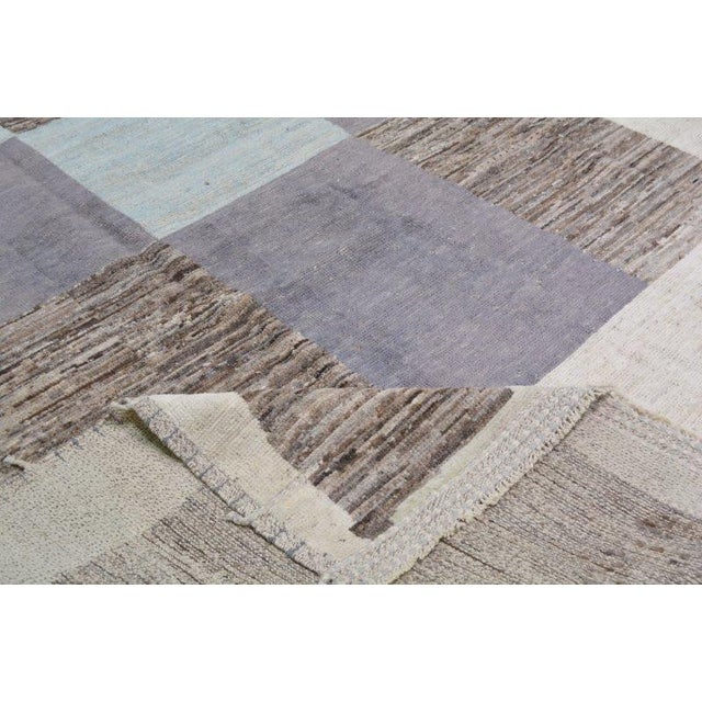 Art Deco Moroccan Art Deco Hand Knotted Wool Rug, 9'4"x12' For Sale - Image 3 of 6