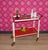 Vintage Bar Cart Tea Cart Red-White Dinette, 1970s For Sale - Image 9 of 13