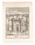 Antique engraving of a temple built into a hill. Combined shipping available, please inquire.