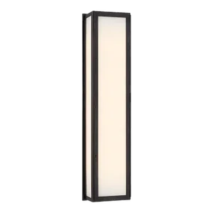 Thomas O'Brien for Visual Comfort Signature Mercer Long Box Light in Bronze with White Glass