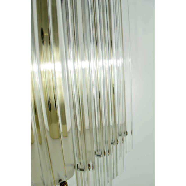 Very Large Mid-Century Lucite Sconces For Sale In Dallas - Image 6 of 8