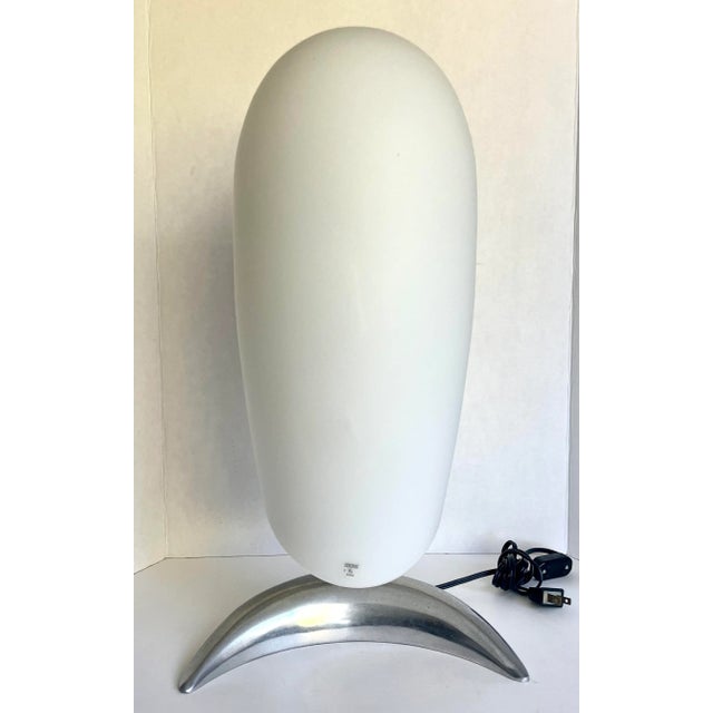 1970s Vetri Murano Italian Glass and Chrome "Floating" Modern Lamp For Sale - Image 13 of 13