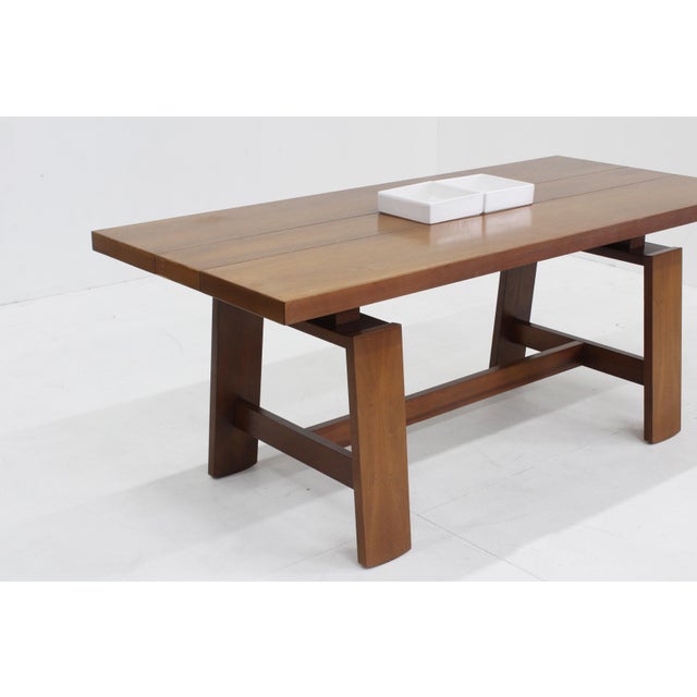 Wood Vintage Dining Table by Silvio Coppola for Bernini, Italy, 1960s For Sale - Image 7 of 11