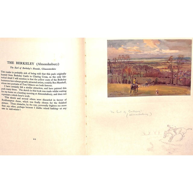 "My Hunting Sketchbook" 1928 Edwards, Lionel For Sale In New York - Image 6 of 12