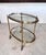 Oval Serving Cart in Brass and Glass, Italy, 1950s For Sale - Image 17 of 18