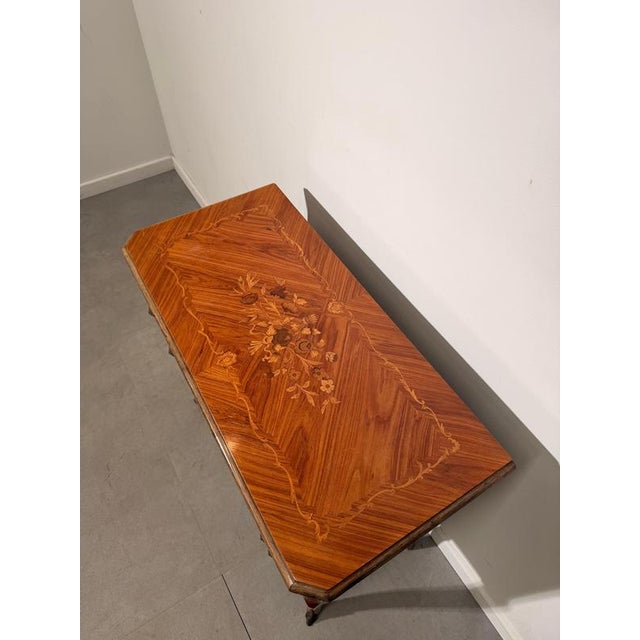French Marquetry Chest of Drawers For Sale - Image 4 of 7