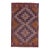 1960s Vintage Colorful Turkish Jajim Kilim Rug 4'6'' X 6'8'' For Sale