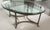 1960s Italian Brass & Glass Hooved Foot Oval Cocktail Table For Sale In Houston - Image 6 of 11