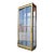 Mastercraft Burnished Brass and Glass Etagere Display Cabinet 2 of 2 For Sale