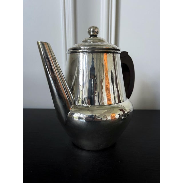 Mid-Century Modern Early Mexican Modern Sterling Silver Coffee Tea Set William Spratling - 3 pcs For Sale - Image 9 of 18