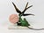 1930s Art Deco French Table Lamp with Swift Figurine, 1930s For Sale - Image 5 of 11