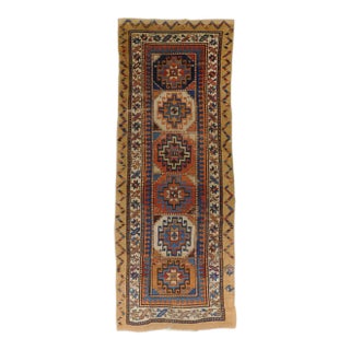 Antique Persian Camel Hair Sarab Runner For Sale
