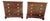 Pair of L Hekman Copley Place Georgian Chippendale Style Inlaid Mahogany Chest of Drawers / Nightstands For Sale