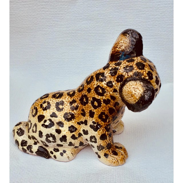 1960s Mid-Century Italian Ceramic Leopard Cub, 1960s For Sale - Image 5 of 13