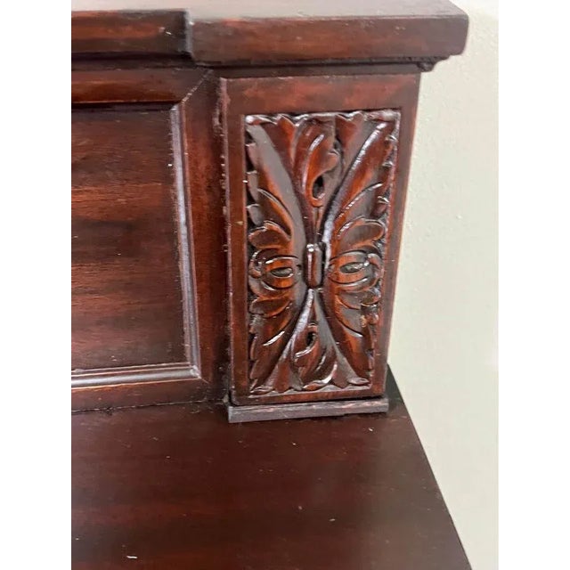 Early 20th Century Antique Carved Walnut Console Table For Sale In Washington DC - Image 6 of 13