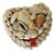 Vintage Small Sailors Valentines Sea Shell Ring Box For Sale