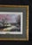 Vintage (1990's) Thomas Kinkade Lithograph. Features Morning Dogwood. Framed Matted Art Print. Garden Gazebo. The...