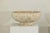 Cream Large Artisan Ceramic Bowl with Cream and Sand Textured Glaze on Pedestal Base For Sale - Image 8 of 18