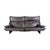 Vintage Italian 2-Seater Sofa in Black Leather, 1980s For Sale - Image 13 of 13