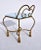 Gold Hollywood Regency Gilt Iron Rope and Tassel Bench Stool. Italy, 1950's For Sale - Image 8 of 10